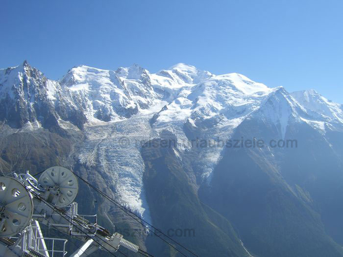 Mont Blanc, höchster Berg von Frankreich
