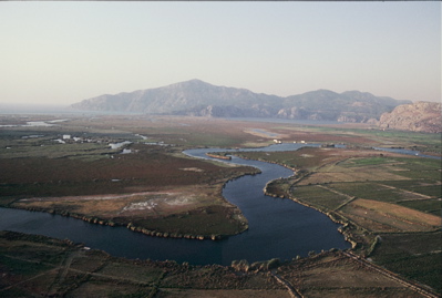 Flussdelta in der Türkei
